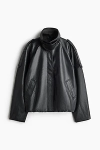 Oversized Coated Jacket
