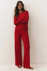Pointelle Jersey Pajamas
