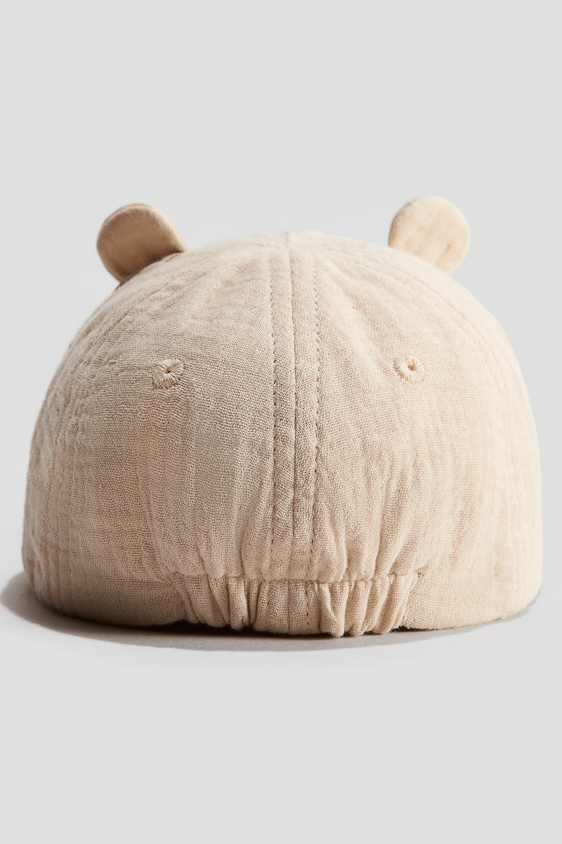 Soft-Visor Muslin Cap