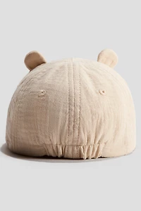 Soft-Visor Muslin Cap