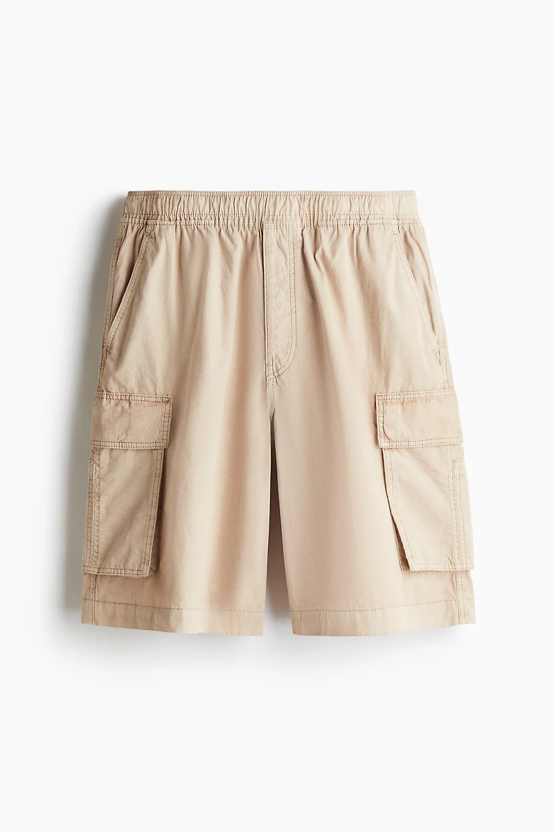 Loose-Fit Cargo Shorts