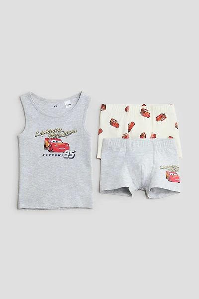 3-Piece Cotton Underwear Set