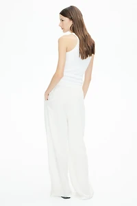 Pantalon en lin mélangé