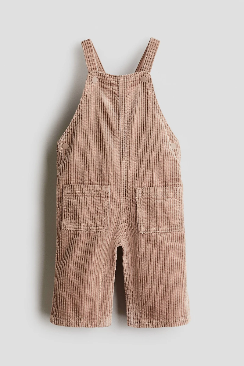 Salopette en velours côtelé