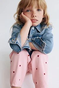 Loose-Fit Barrel-Leg Jeans