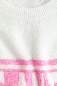 Chandail ample à motif