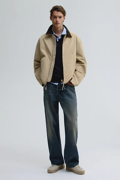 Cotton Blouson Jacket