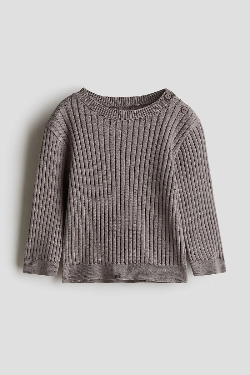 Rib-Knit Sweater