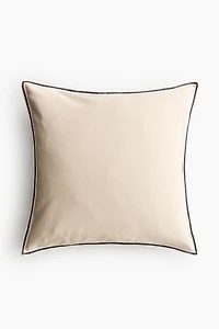 Housse de coussin en toile coton