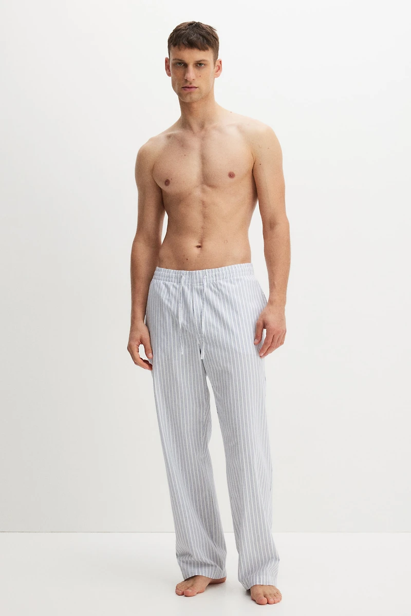 Relaxed-Fit Poplin Pants