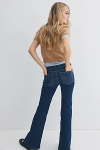Flared Low Jeans