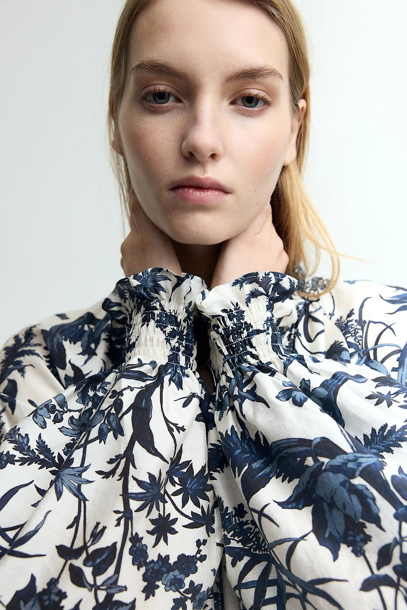 Ruffle-Collar Dress