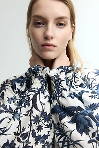 Ruffle-Collar Dress