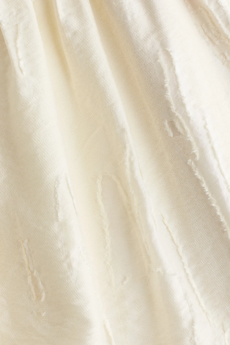 Frayed Paper-Bag Shorts