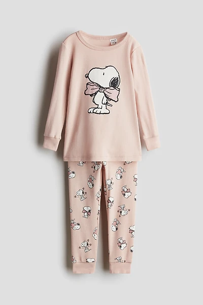 Snug Fit Cotton Jersey Pajamas