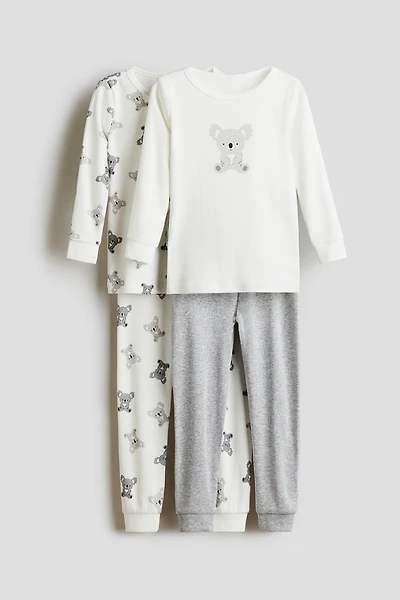 Lot de 2 pyjamas confortables en coton