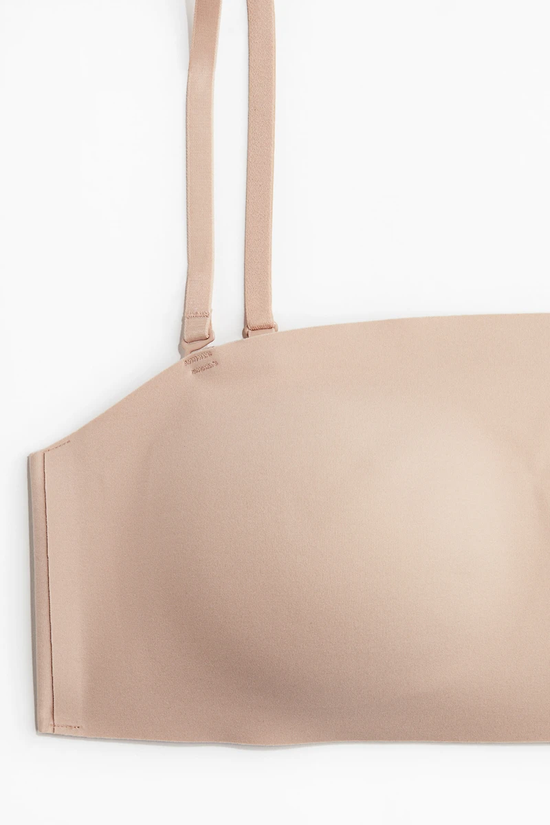 Padded Microfiber Bandeau Bra