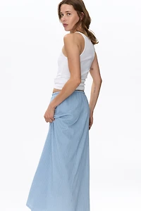 Textured Jersey Skirt