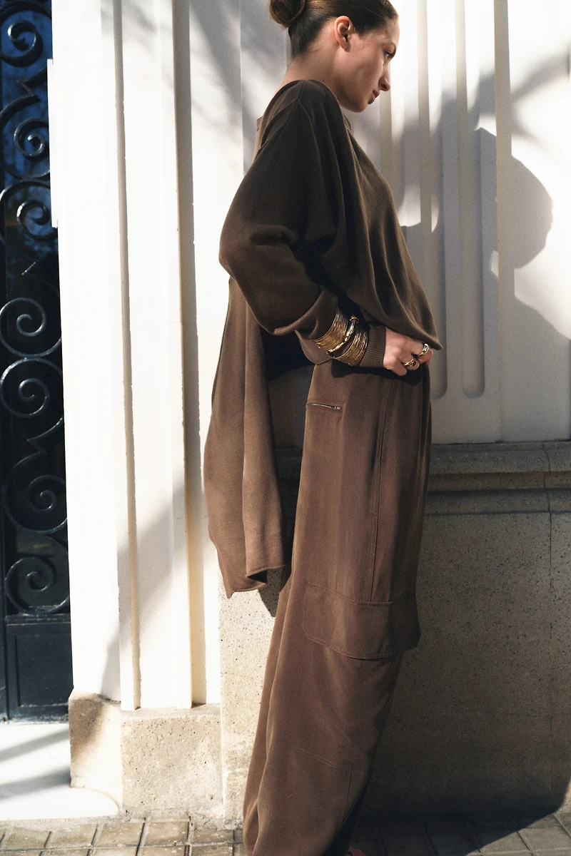 Lyocell-Blend Cargo Pants