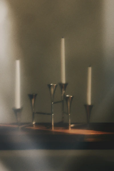 Foldable Stainless Steel Candelabra