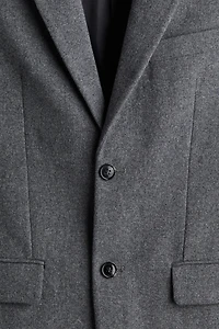 Regular Fit Wool-Blend Jacket