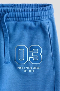 Embroidered-Detail Joggers