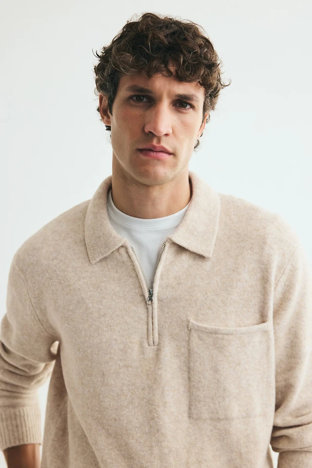 Regular-Fit Knit Polo Shirt