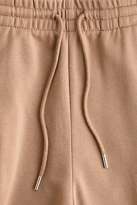 Pleat-Detail Drawstring Pants