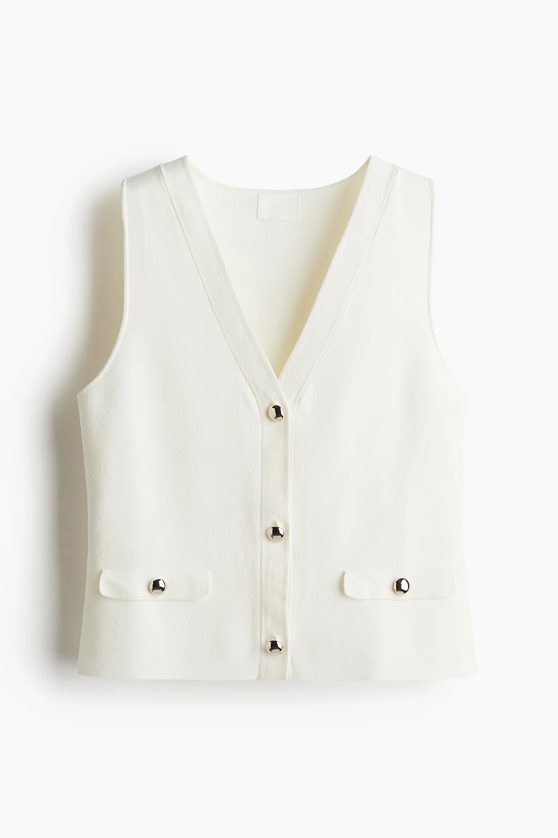 Fine-Knit Vest