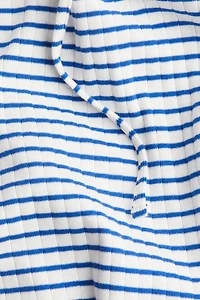Pantalon côtelé avec cordon de serrage