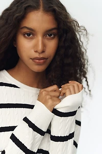 Cable-Knit Sweater