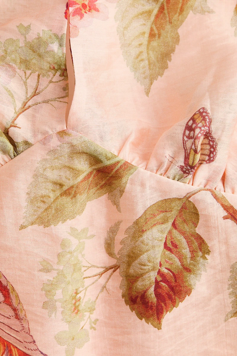 Haut dos nu imprimé