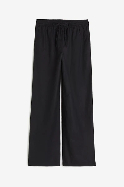 Linen-blend Pants