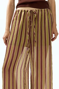 Lyocell-Blend Drawstring Pants