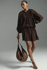 Robe tunique avec détail tressé