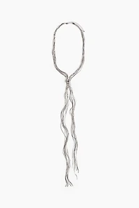 Snake Chain Lariat Necklace