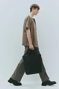 Regular Fit Textured-Weave Resort Shirt
