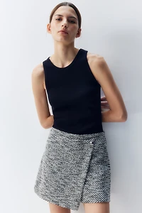 Jupe-short portefeuille