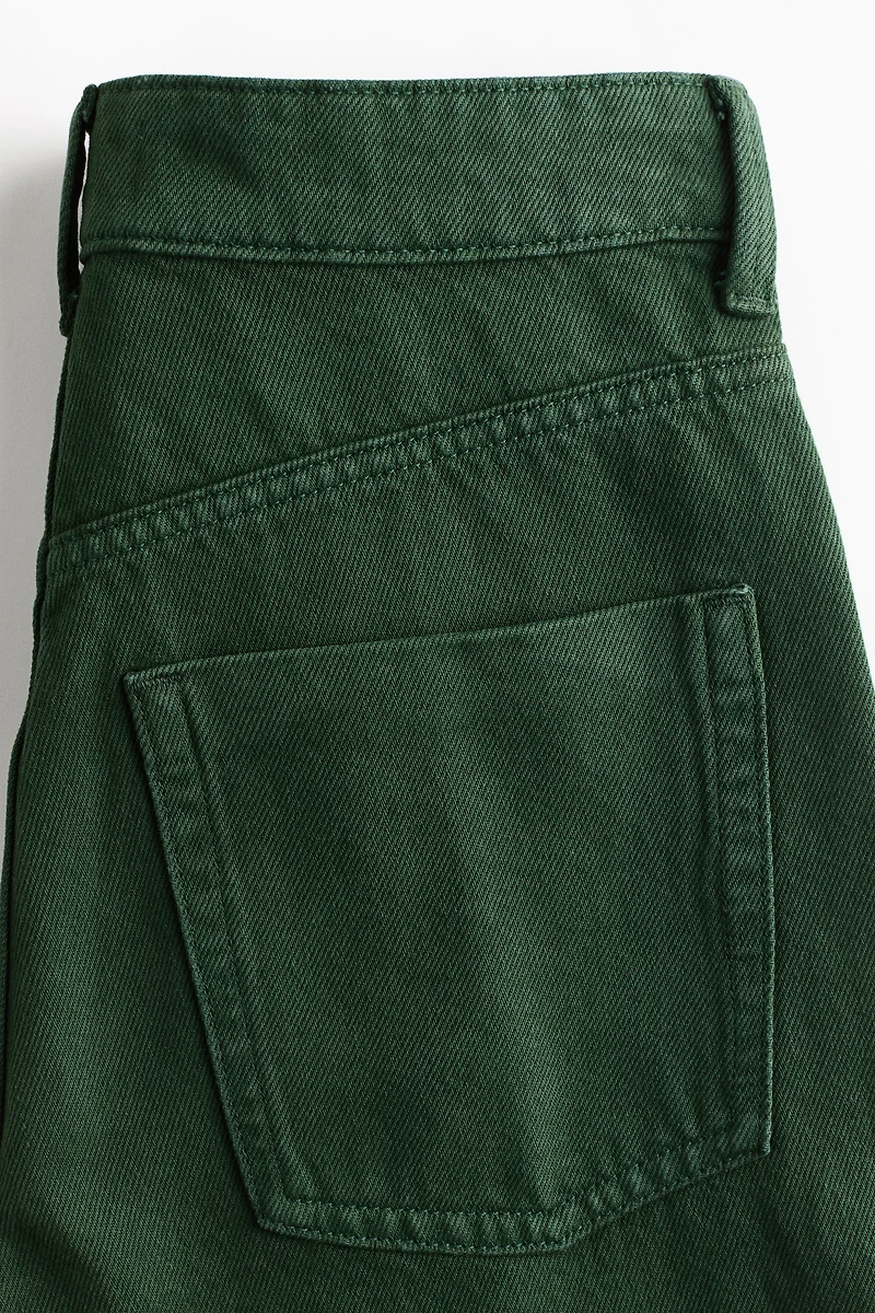 Jean large taille haute