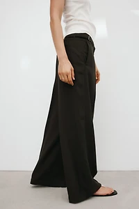 Wide-Leg Dress Pants