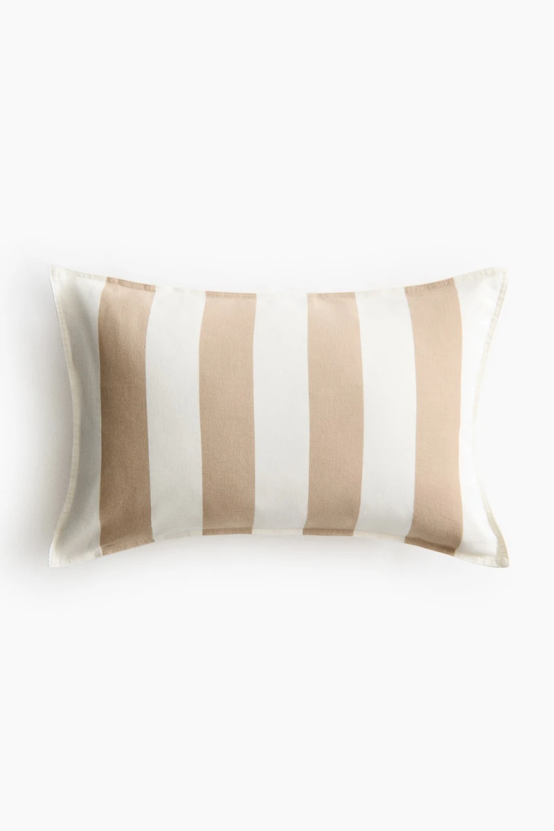 Linen-Blend Cushion Cover