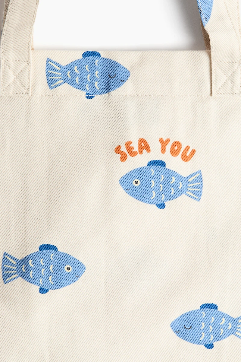 Patterned Beach Bag