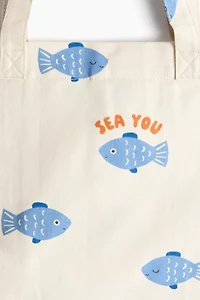 Patterned Beach Bag