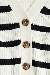 Rib-Knit Cardigan