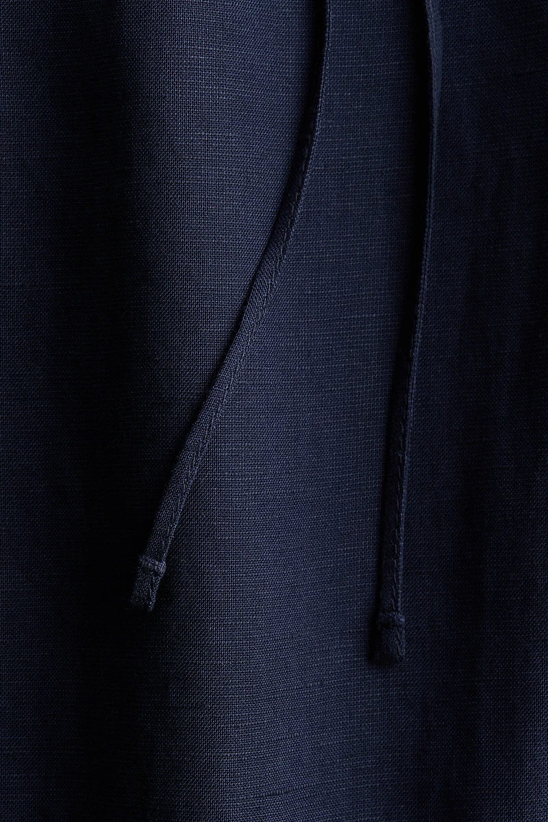 Linen-Blend Pants