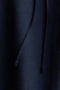 Linen-Blend Pants