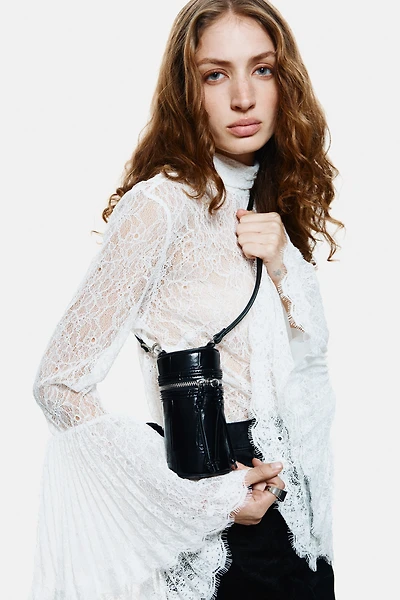 Sac à bandoulière cylindrique