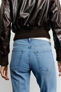 Jean évasé taille haute