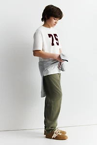 Linen-Blend Pants