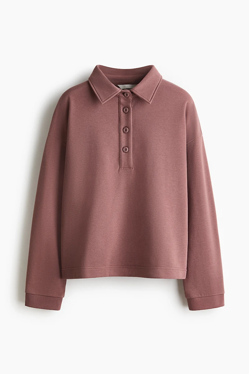 Sweatshirt with Collar